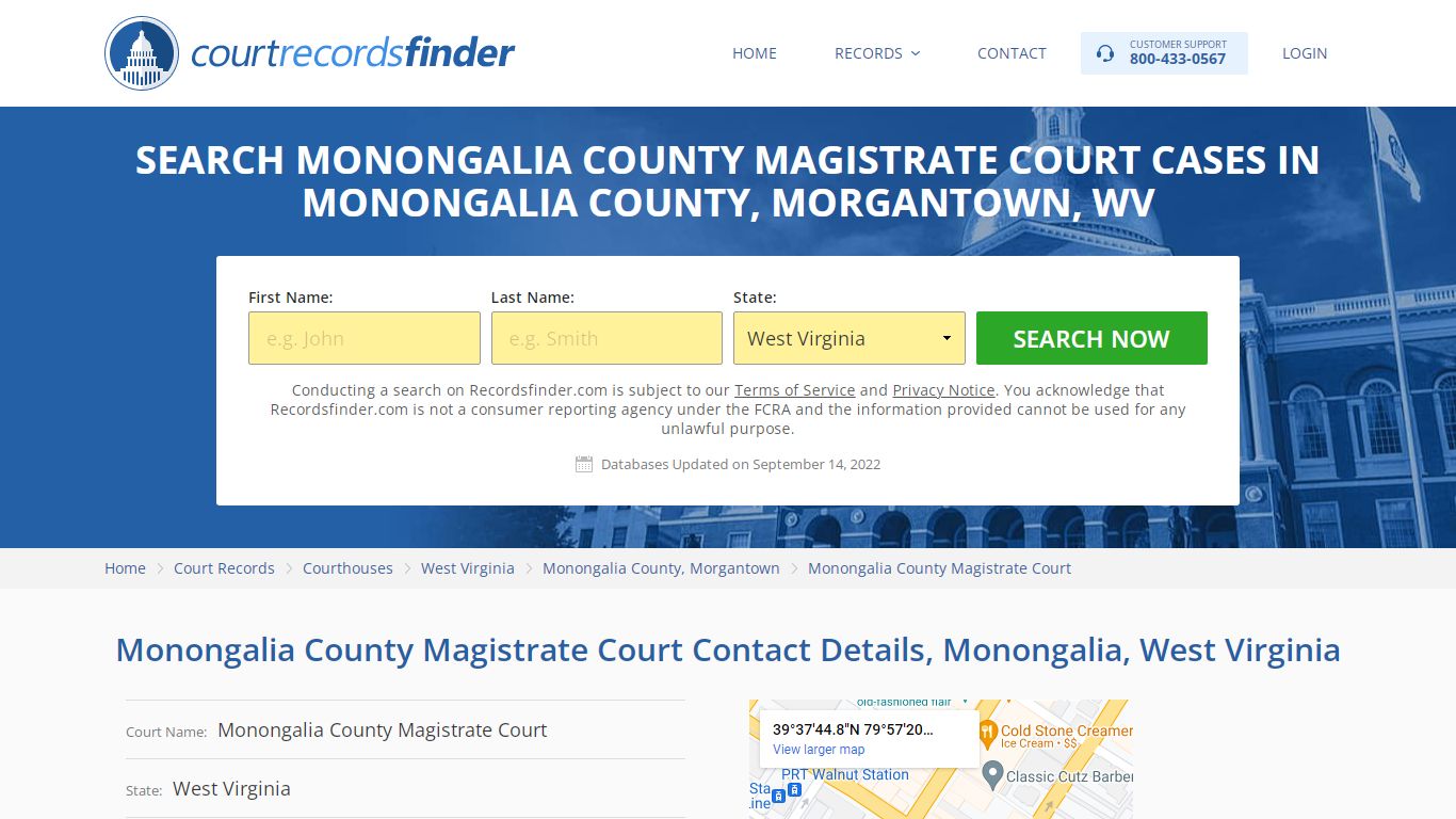 Monongalia County Magistrate Court Case Search - RecordsFinder